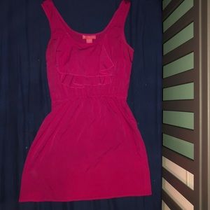 Pink mini dress